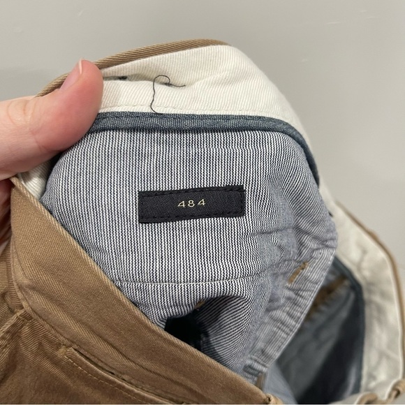 J. Crew 484 Slim-Fit Stretch Chino Pants Men’s W30 L32 Tan Cotton - Picture 7 of 10